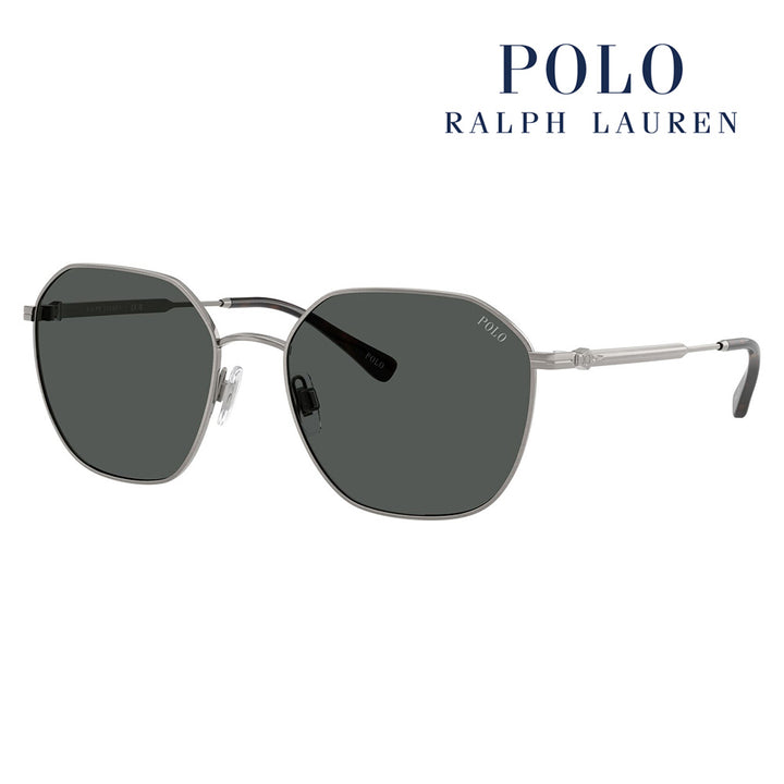 【正規品販売店】ポロ ラルフローレン サングラス PH3160 926687 56 POLO RALPH LAUREN 多角形 クラシック メタル メンズ UVカット 紫外線 伊達メガネ 眼鏡