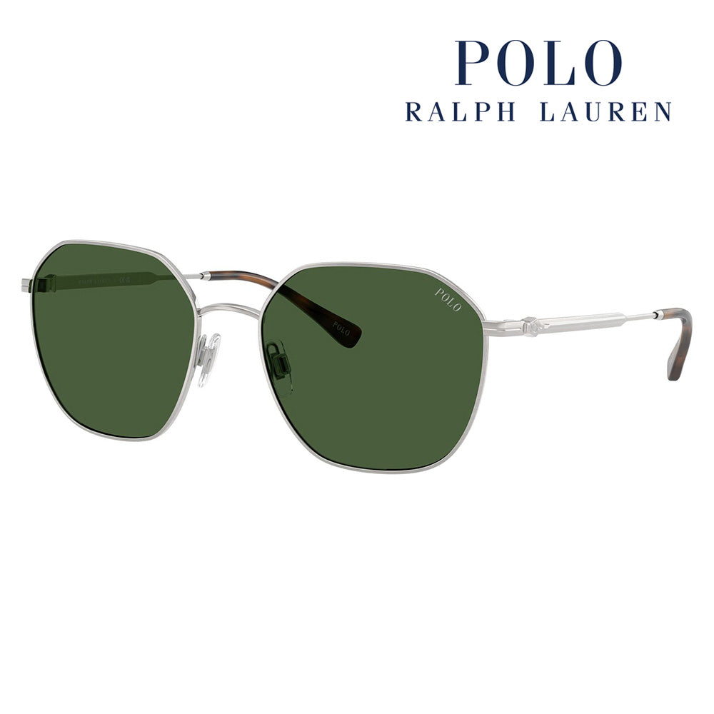 【正規品販売店】ポロ ラルフローレン サングラス PH3160 942371 56 POLO RALPH LAUREN 多角形 クラシック メタル メンズ UVカット 紫外線 伊達メガネ 眼鏡
