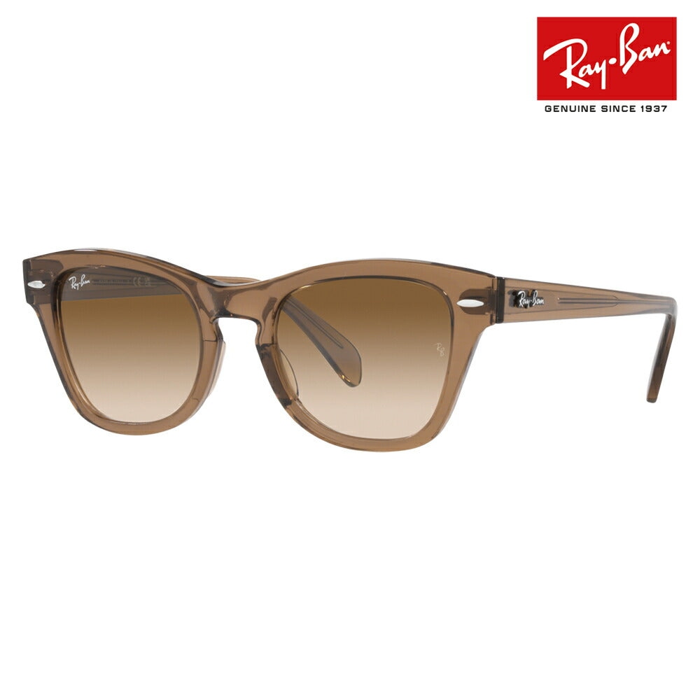 [Recommended Price] Ray-Ban Sunglasses RB0707SF 664051 53 Ray-Ban Square Men's Women's Fashion Glasses Eyeglasses 