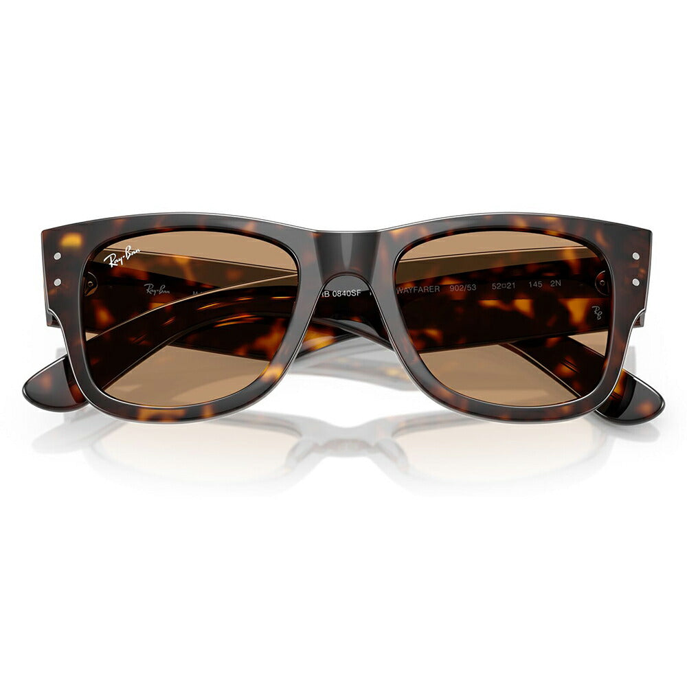 【正規品販売店】レイバン サングラス RB0840SF 902/53 52 Ray-Ban レイバン純正レンズ対応 MEGA WAYFARER メガウェイファーラー ビック 大きめ