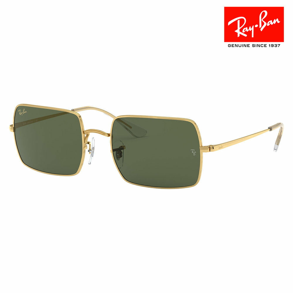 [Recommended Price] Ray-Ban Sunglasses RB1969 919631 54 Ray-Ban RECTANGLE Rectangle Square Metal Stylish 