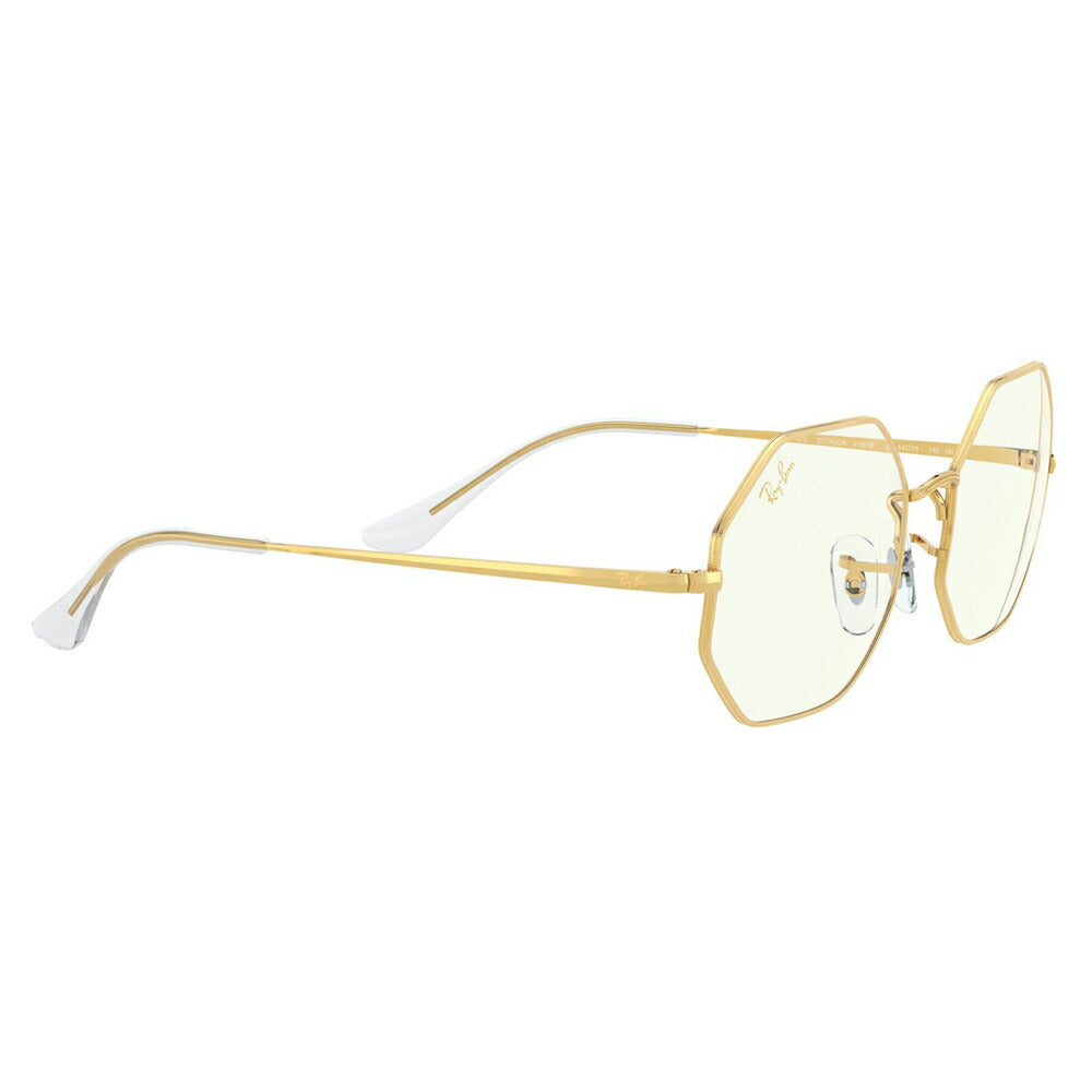 [Recommended Price] Ray-Ban Sunglasses RB1972 9196BF 54 Ray-Ban Octagon Clear Lens Blue Light Cut EVERGLASSES Everglass Fashion Glasses Eyeglasses 