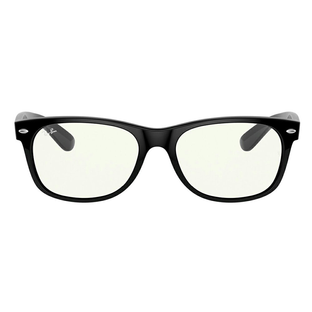 【アウトレット】レイバンサングラス RB2132 901/BF 52 55 58 Ray-Ban レイバン純正レンズ対応 NEW WAYFARER CLEAR ニューウェイファーラー EVERGLASSES エバーグラス PC ブルーライトカット パソコン用 伊達メガネ 眼鏡