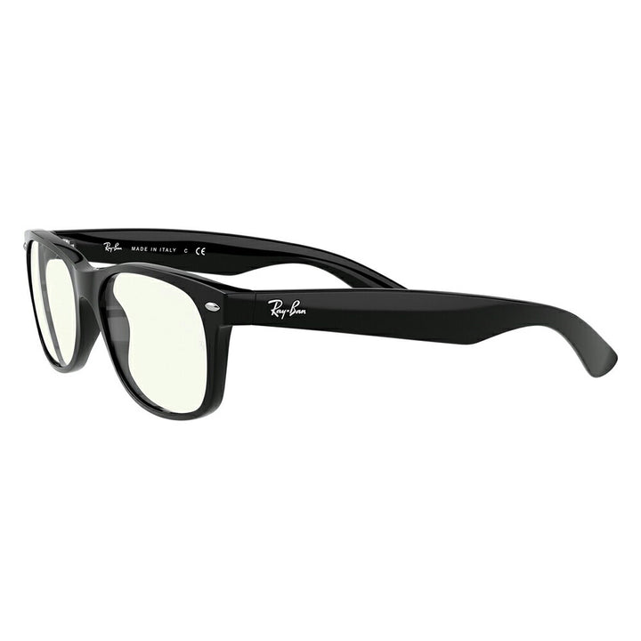 【アウトレット】レイバンサングラス RB2132 901/BF 52 55 58 Ray-Ban レイバン純正レンズ対応 NEW WAYFARER CLEAR ニューウェイファーラー EVERGLASSES エバーグラス PC ブルーライトカット パソコン用 伊達メガネ 眼鏡