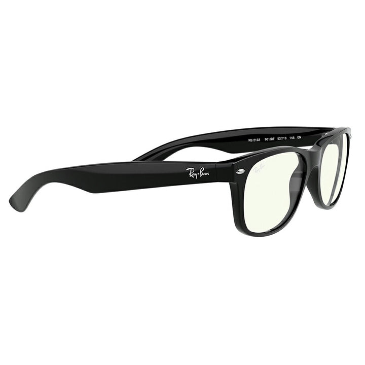 【アウトレット】レイバンサングラス RB2132 901/BF 52 55 58 Ray-Ban レイバン純正レンズ対応 NEW WAYFARER CLEAR ニューウェイファーラー EVERGLASSES エバーグラス PC ブルーライトカット パソコン用 伊達メガネ 眼鏡