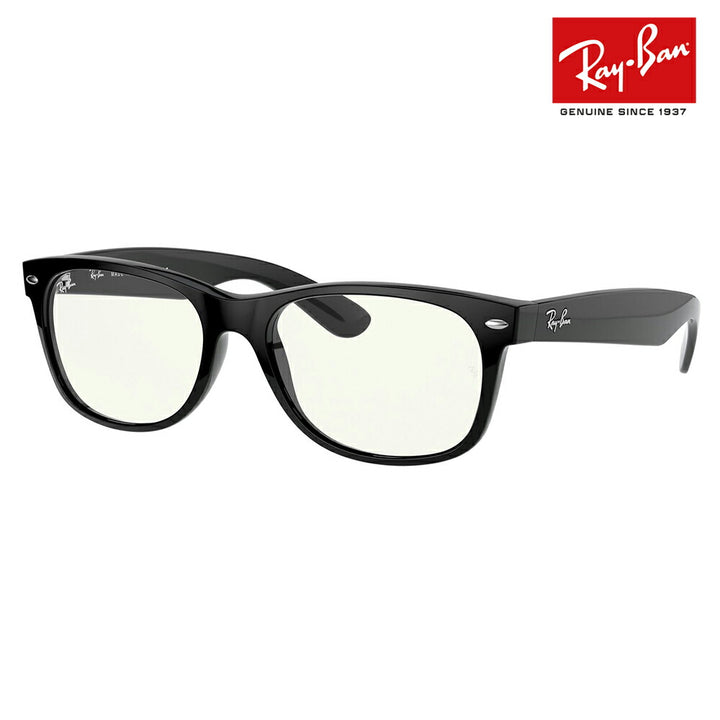 【アウトレット】レイバンサングラス RB2132F 901/BF 52 55 58 Ray-Ban NEW WAYFARER CLEAR フルフィットモデル ニューウェイファーラー EVERGLASSES エバーグラス PC ブルーライトカット パソコン用 伊達メガネ 眼鏡