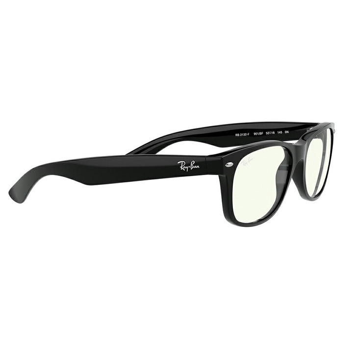 【アウトレット】レイバンサングラス RB2132F 901/BF 52 55 58 Ray-Ban NEW WAYFARER CLEAR フルフィットモデル ニューウェイファーラー EVERGLASSES エバーグラス PC ブルーライトカット パソコン用 伊達メガネ 眼鏡