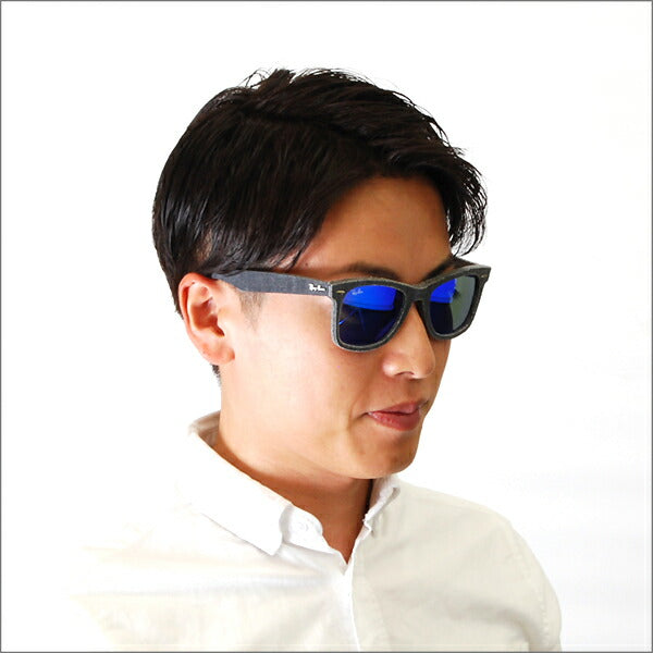 【オsusuメ価格】reiban ウェイufァーラー sangurasu RB2140F 119268 52 Ray-Ban reyan 纯正 renzu対応 WAYFARER denimu福鲁菲蒂廷古莫德鲁