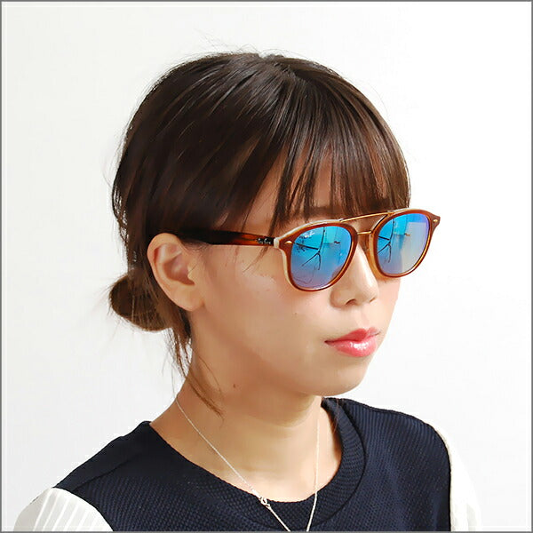 【オsusume価格】reiban サngurasu RB2183 1128B7 53 Ray-Ban reyban 纯正renzu対応 伊达メガネ 眼镜 ハイsutorito HIGHSTREET sukueaダブルブジミラー