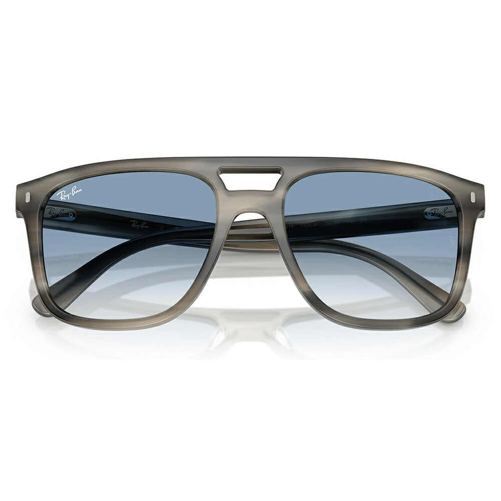 【正規品販売店】レイバン サングラス RB2213 14243F 55 58 Ray-Ban セル スクエア ダブルブリッジ ユニセックス