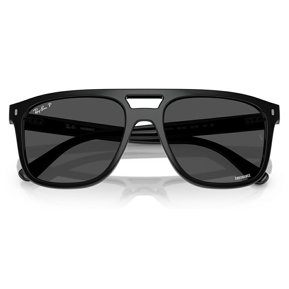 【正規品販売店】レイバン サングラス RB2213CH 901/K8 55 58 Ray-Ban セル スクエア ダブルブリッジ ユニセックス クロマンス 偏光