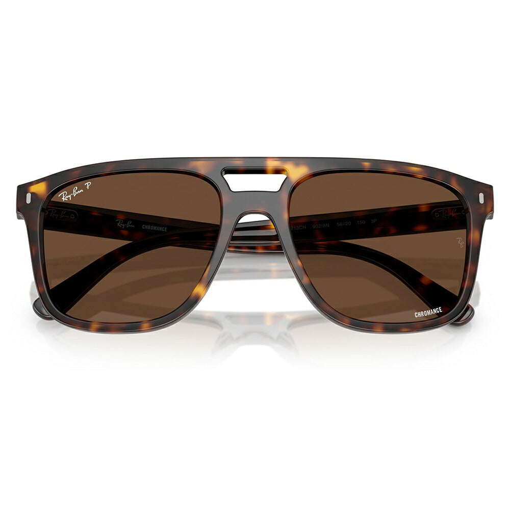 【正規品販売店】レイバン サングラス RB2213CH 902/AN 55 58 Ray-Ban セル スクエア ダブルブリッジ ユニセックス クロマンス 偏光
