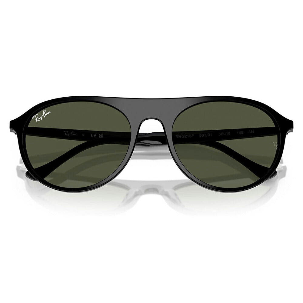 【正規品販売店】レイバン サングラス RB2215F 901/31 56 Ray-Ban レイバン純正レンズ対応 スクエア ラウンド セル フルフィット ユニセックス