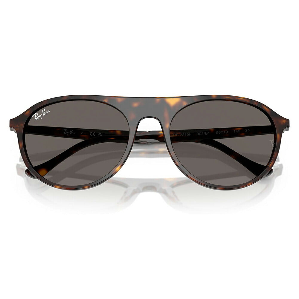 【正規品販売店】レイバン サングラス RB2215F 902/B1 56 Ray-Ban レイバン純正レンズ対応 スクエア ラウンド セル フルフィット ユニセックス