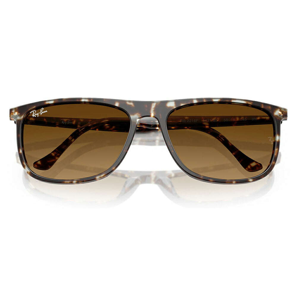 【正規品販売店】レイバン サングラス RB2216F 143185 58 Ray-Ban レイバン純正レンズ対応 スクエア レクタングル セル フルフィット ユニセックス