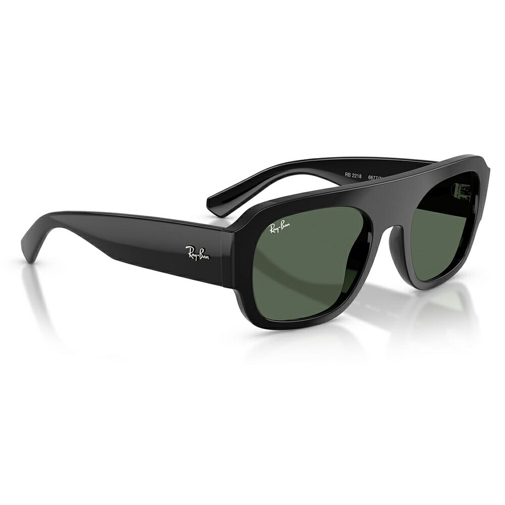 【正規品販売店】レイバン サングラス RB2218 667771 55 Ray-Ban レイバン純正レンズ対応 多角形 セル ユニセックス