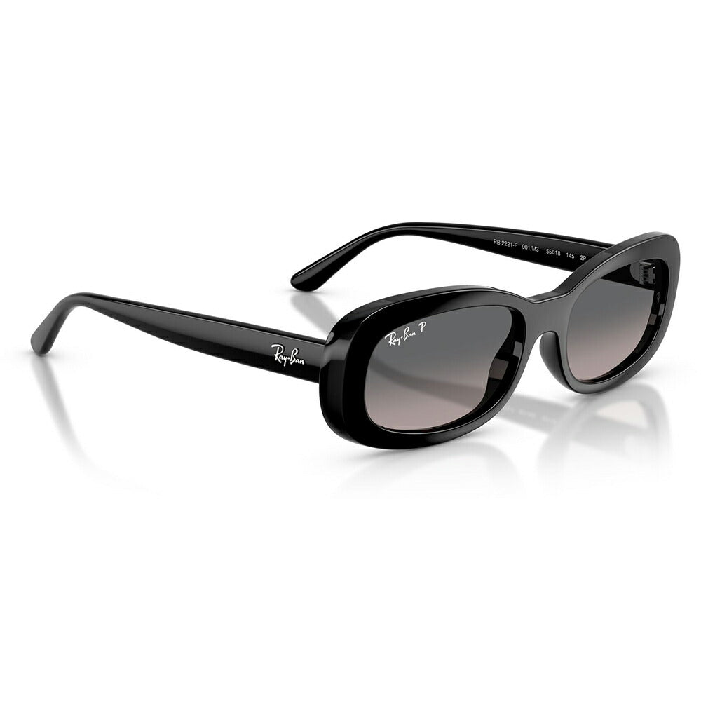 【正規品販売店】レイバン サングラス RB2221F 901/M3 55 Ray-Ban レイバン純正レンズ対応 オーバル セル フルフィット ユニセックス 偏光