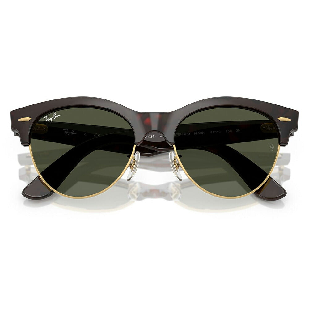 【正規品販売店】レイバン サングラス RB2341 990/31 51 54 Ray-Ban レイバン純正レンズ対応 CLUBMASTER WAY クラブマスターウェイ ラウンド ボストン ユニセックス