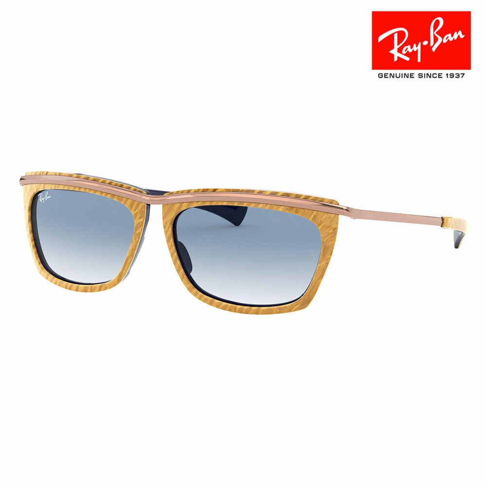 【オsusume価格】reiban sangurasu RB2419 13063F 56 Ray-Ban OLYMPIAN II orimpian2 metaru sukuea menzu MADE IN ITALY 伊达メガネ 眼镜