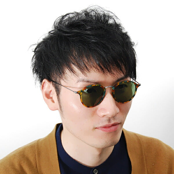 【オsusume価格】reiban サngurasu RB2447F 11594E 49 Ray-Ban reyban 纯正renzu対応 伊达メガネ 眼镜 ROUND ラウンド kurashikku 