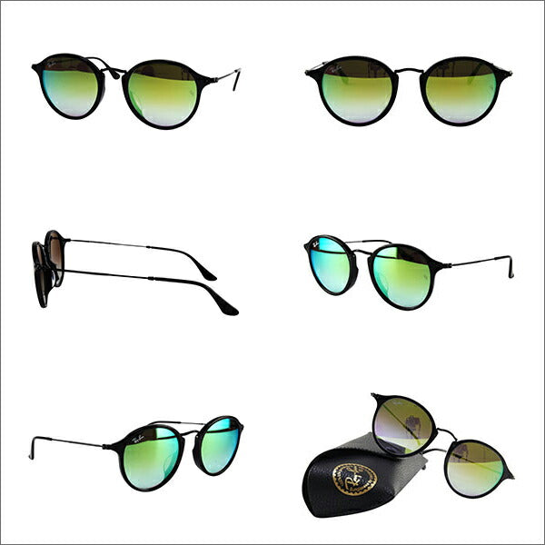 [Recommended Price] Ray-Ban Sunglasses RB2447F 901/4J 49 Ray-Ban Compatible with Ray-Ban Genuine Lenses Glasses ROUND Classic 