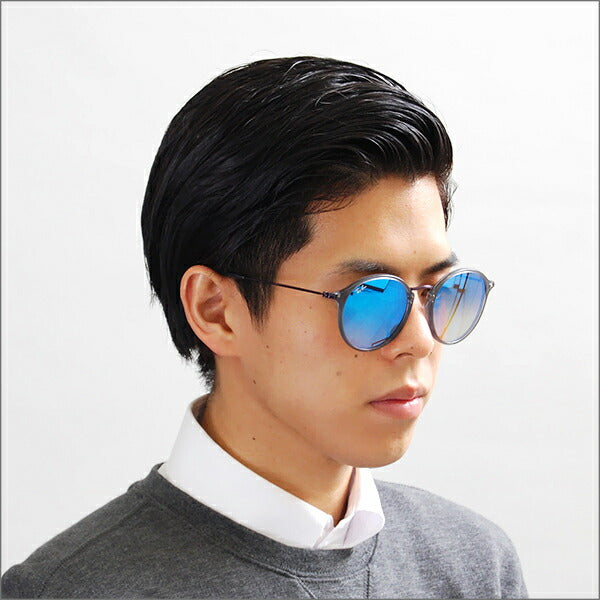 【オススメ価格】レイバン サングラス RB2447NF 62554O 52 Ray-Ban 伊達メガネ 眼鏡 フルフィット ボストン ミラー フラットレンズ