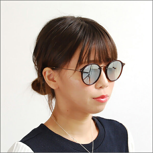 【オススメ価格】レイバン サングラス RB2447NF 62569U 52 Ray-Ban 伊達メガネ 眼鏡 フルフィット ボストン ミラー フラットレンズ