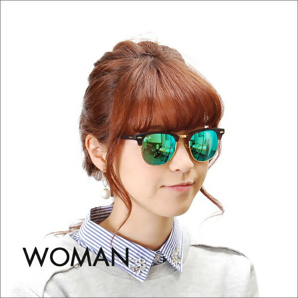 【オsusume価格】reiban サngugurasu RB3016 114519 51 Ray-Ban reyban 纯正 renzu対応 伊达メガネ 眼镜