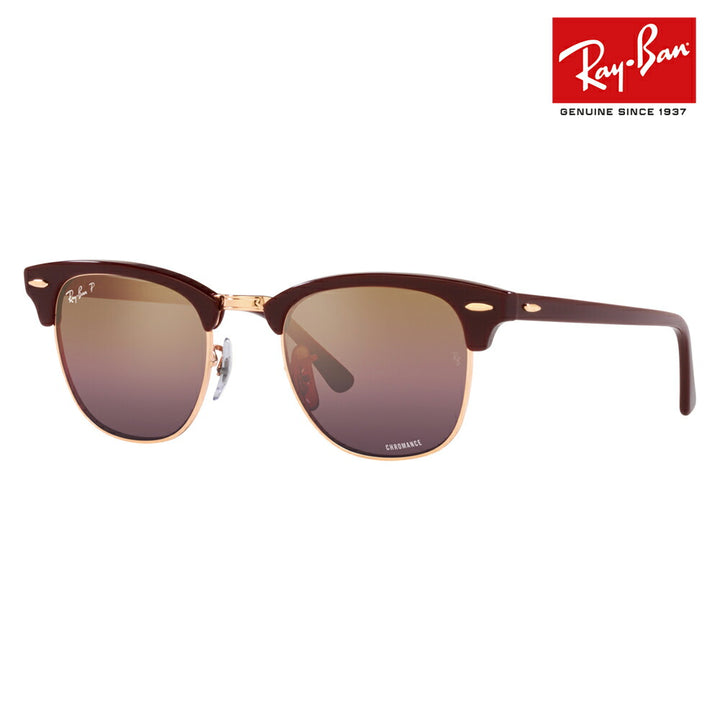 [Authorized Retailer] Ray-Ban Sunglasses RB3016 1365G9 49 51 Ray-Ban Ray-Ban Genuine Lenses Compatible Clubmaster CLUBMASTER CLEAR Brow Polarized Fashion Glasses Eyeglasses 