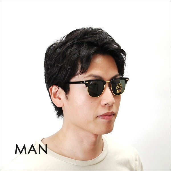 [Authorized Retailer] Ray-Ban Clubmaster Sunglasses RB3016 W0365 49 Ray-Ban Compatible with genuine Ray-Ban lenses CLUBMASTER 