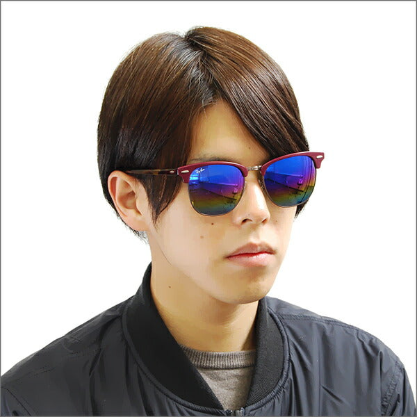 【オsusume価格】reiban kurabumasuta sangurasu RB3016F 1222C2 55 Ray-Ban 雷朋 纯正 renzu対応 CLUBMASTER furufitto furasshurenzu伊达メガネ眼镜