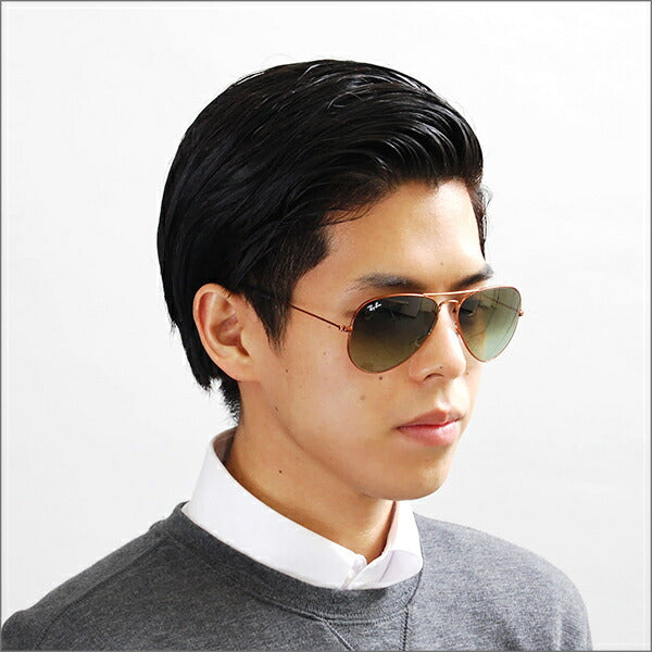 【オsusume価格】reiban abbieta sangurasu RB3025 9002A6 58 Ray-Ban reyan 纯正 renzu対応 グラディento AVIATOR GRADIENTティドロプ