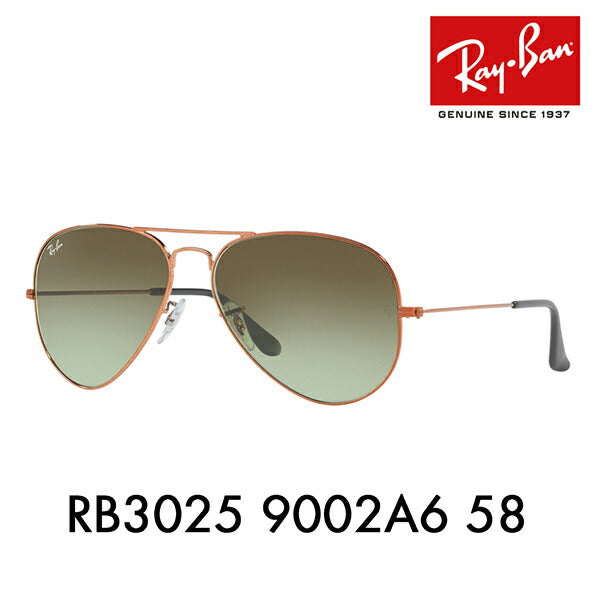 [Recommended Price] Ray-Ban Aviator Sunglasses RB3025 9002A6 58 Ray-Ban Compatible with Ray-Ban Genuine Lenses Gradient AVIATOR GRADIENT Teardrop 