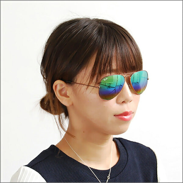 【オsusume価格】reiban ビエーター sangurasu RB3025 9018C3 58 Ray-Ban reyan 纯正 renezu対応 AVIATOR kurashikkumetaru 