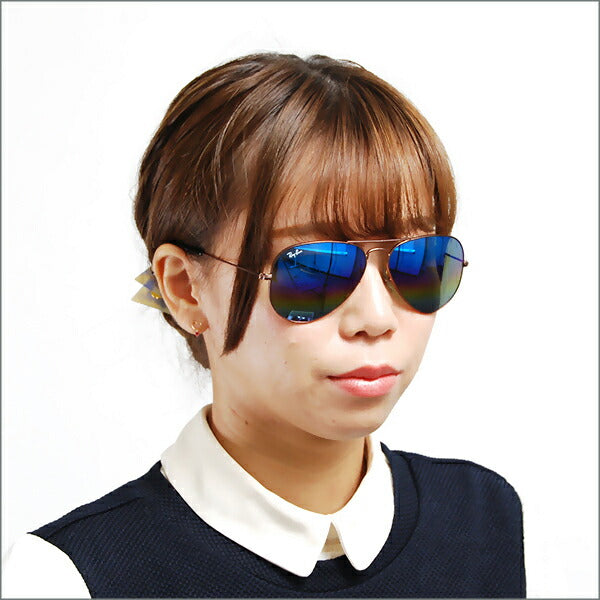 【オsusume価格】reiban ビエーター sangurasu RB3025 9019C2 58 Ray-Ban reyan 纯正 renzu対応 AVIATOR kurashikkumetaru 