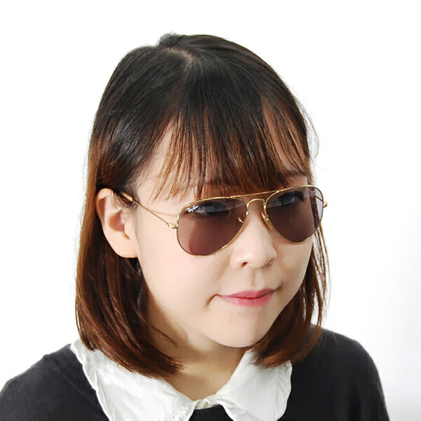 【オsusume価格】reiban ビエーター sangurasu RB3025 9064V8 55 Ray-Ban reyan 纯正 renzu対応 エヴォルヴ renzu abiエーター调光 EVOLVE LENS AVIATOR ICONS 