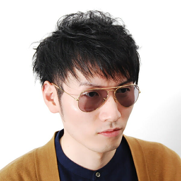 【オsusume価格】reiban ビエーター sangurasu RB3025 9064V8 58 Ray-Ban reyan 纯正 renzu対応 エヴォルヴ renzu abiエーター调光 EVOLVE LENS AVIATOR ICONS 