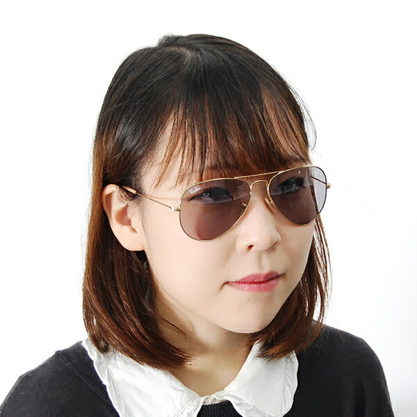 【オsusume価格】reiban ビエーター sangurasu RB3025 9064V8 58 Ray-Ban reyan 纯正 renzu対応 エヴォルヴ renzu abiエーター调光 EVOLVE LENS AVIATOR ICONS 