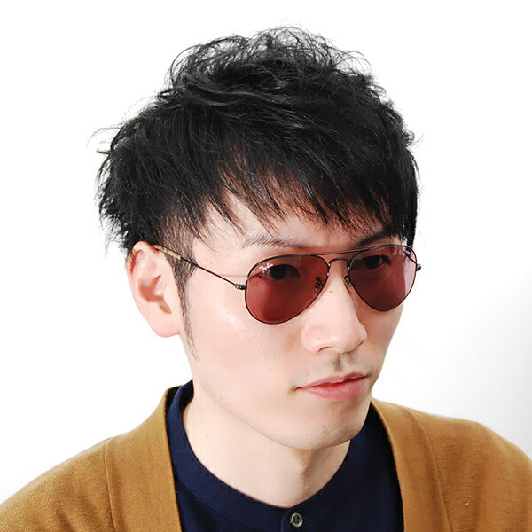 【オsusume価格】reiban ビエーター sangurasu RB3025 9066Z0 55 Ray-Ban reyan 纯正 renzu対応 エヴォルヴ renzu abiエーター调光 EVOLVE LENS AVIATOR ICONS 