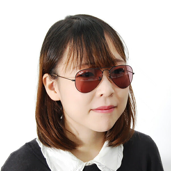 【オsusume価格】reiban ビエーター sangurasu RB3025 9066Z0 55 Ray-Ban reyan 纯正 renzu対応 エヴォルヴ renzu abiエーター调光 EVOLVE LENS AVIATOR ICONS 