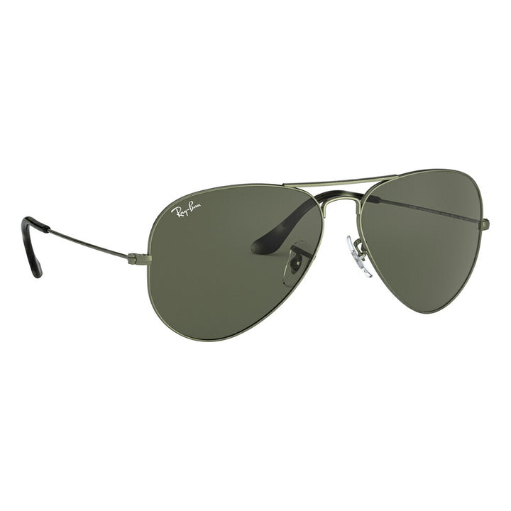 [Authorized Retailer] Ray-Ban Sunglasses RB3025 919131 55 58 62 Ray-Ban Compatible with Ray-Ban Genuine Lenses AVIATOR LARGE METAL Aviator Large Metal Pilot Teardrop Men's Women's Fashion Glasses Eyeglasses 