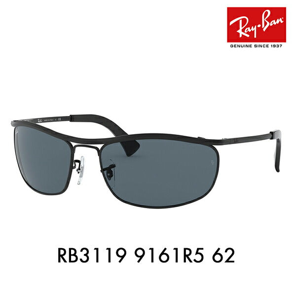 [Recommended Price] Ray-Ban Sunglasses RB3119 9161R5 62 Ray-Ban OLYMPIAN Metal Rectangle Fashion Glasses Eyeglasses 