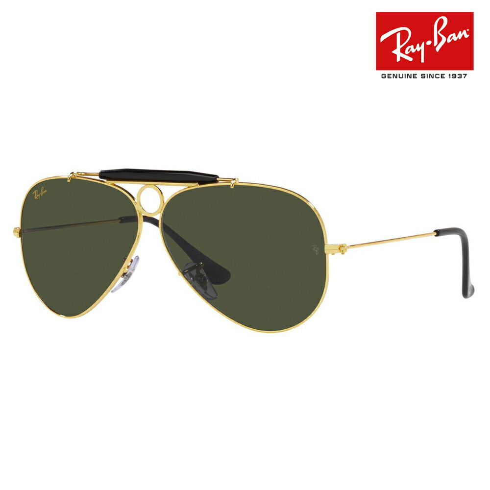 [Recommended price] Ray-Ban sunglasses RB3138 923931 58 Ray-Ban SHOOTER Aviator Teardrop new model 