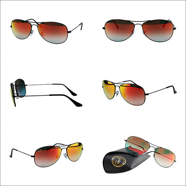 [Recommended Price] Ray-Ban Sunglasses RB3362 002/4W 59 Ray-Ban Compatible with Ray-Ban Genuine Lenses Glasses COCKPIT 