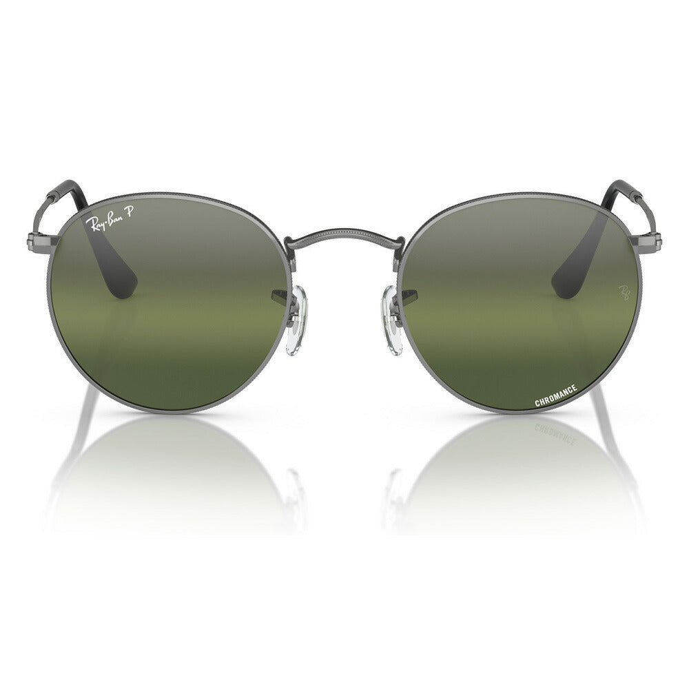 【正规品贩売店】reiban sangurasu RB3447 004/G4 50 53 Ray-Ban reyban 纯正 renzu対応 ROUND METAL ラウンドメタル kurashikku 偏光 MADE IN ITALY 伊达メガネ 眼镜