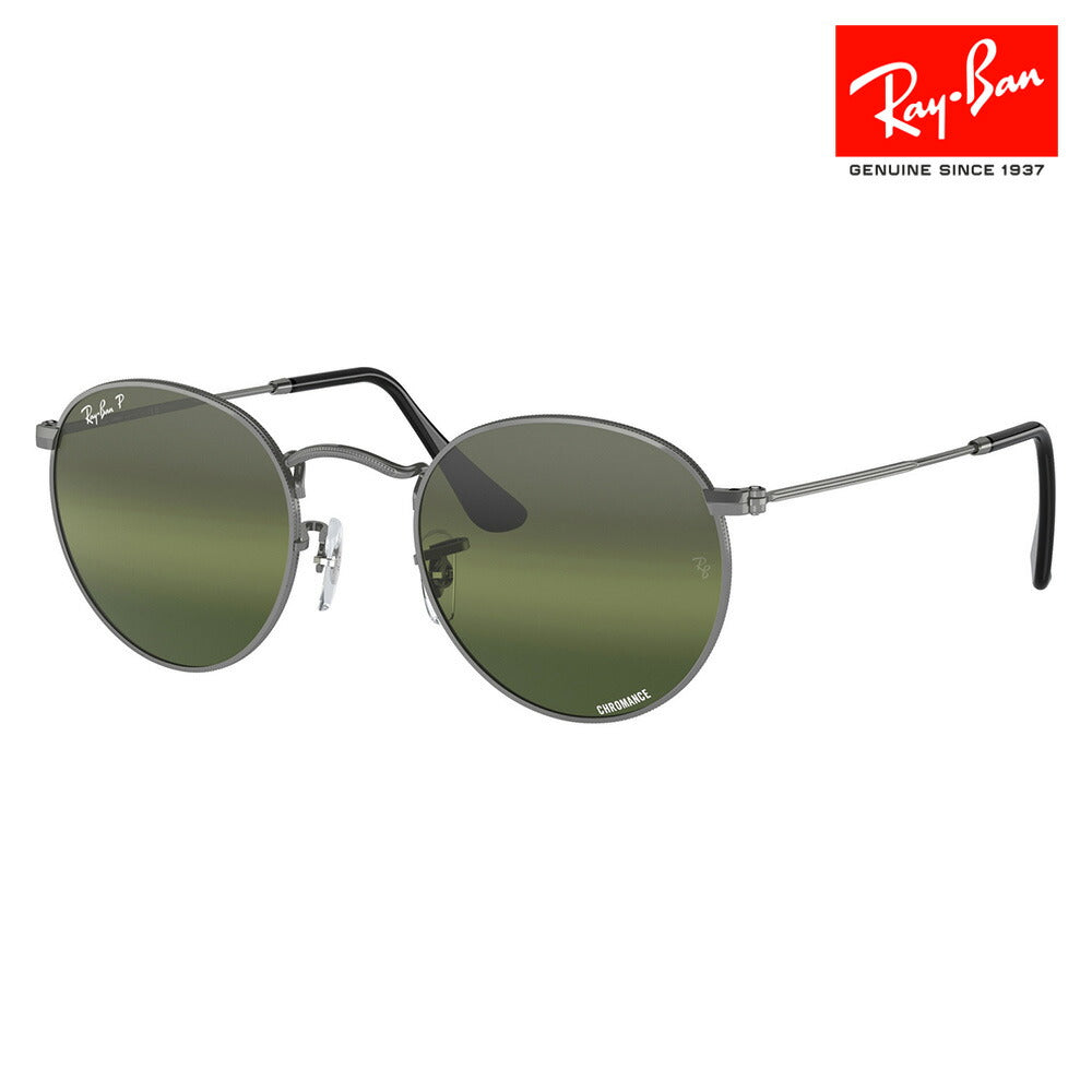 [Authorized Retailer] Ray-Ban Sunglasses RB3447 004/G4 50 53 Ray-Ban Compatible with Ray-Ban Genuine Lenses ROUND METAL Round Metal Classic Polarized MADE IN ITALY Fashion Glasses Eyeglasses 