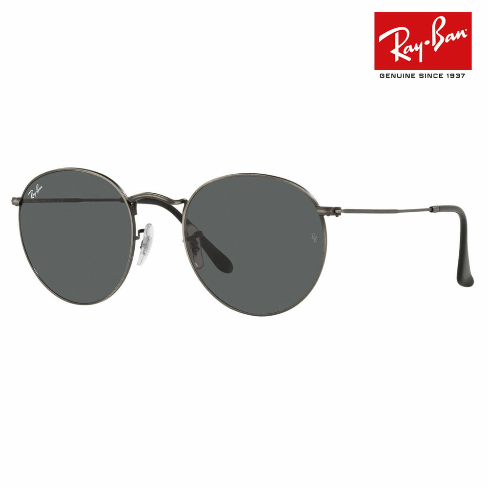 【正规品贩售売店】reiban sangurasu RB3447 9229B1 47 50 53 Ray-Ban reyan 纯正renzu対応 圆形金属古董 raundometaru antikudo kurashikku fururimu 伊达メガネ 眼镜