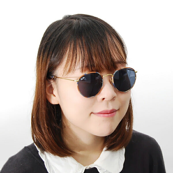 【オsusuメ価格】reiban サngugurasu RB3447JM 170/R5 50 Ray-Ban reyban 纯正renzu対応 伊达メガネ 眼镜 ROUND METAL（Ｍ） ラウンドメタル