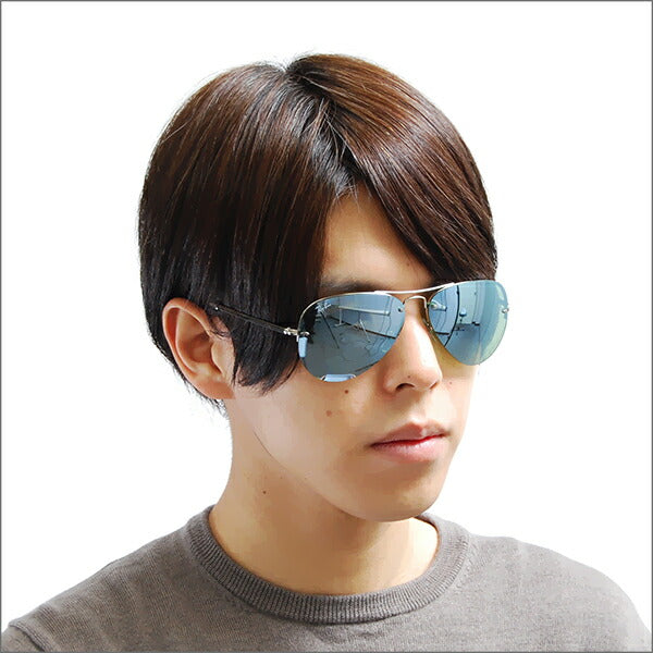 【オススメ価格】レイバン サングラス RB3449 904330 59 Ray-Ban レイバン純正レンズ対応 ティアドロップ アビエーター ツーポイント 伊達メガネ 眼鏡