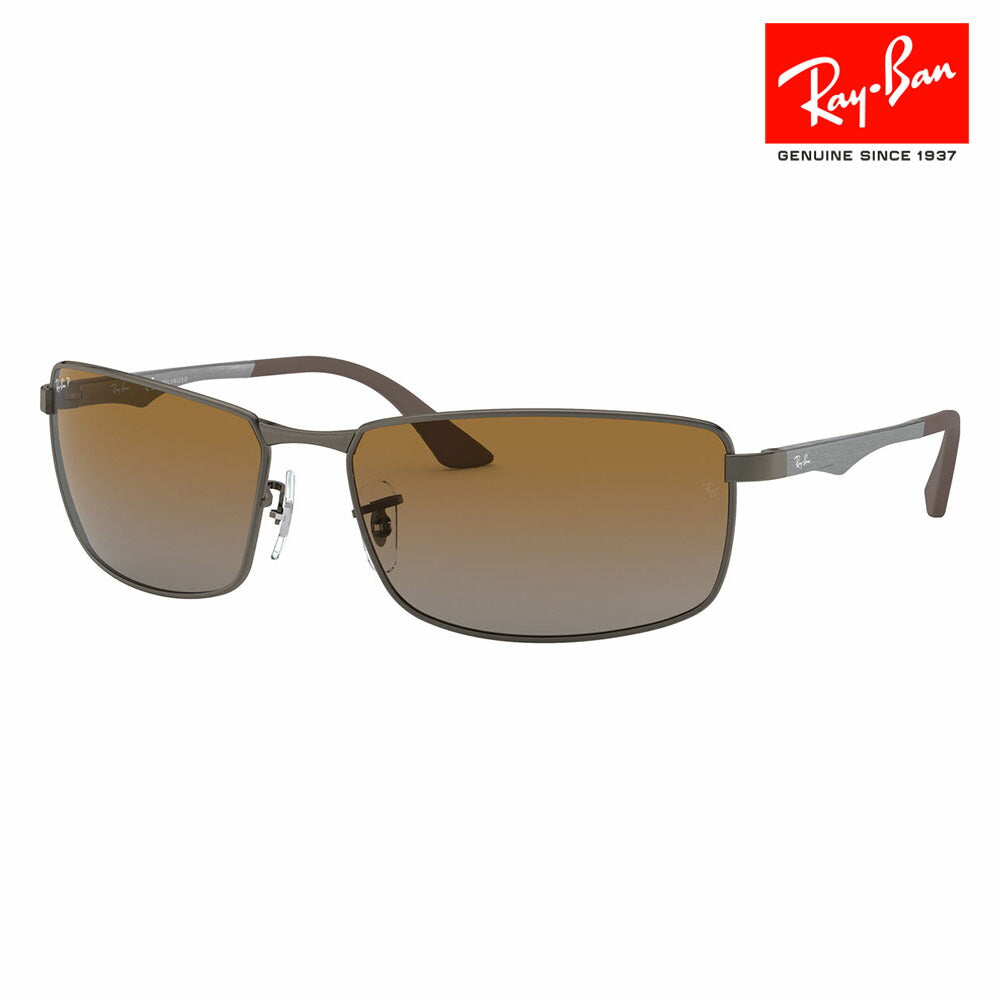 【正規品販売店】レイバン サングラス RB3498 029/T5 61 64 Ray-Ban レイバン純正レンズ対応 メンズ フルリム メタル 偏光レンズ ポラロイズド スクエア 伊達メガネ 眼鏡